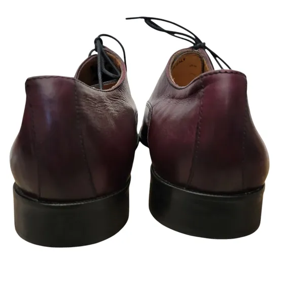 Mercanti Fiorentini Classic Toe Oxford in Burgundy Size-9.5. NWOT