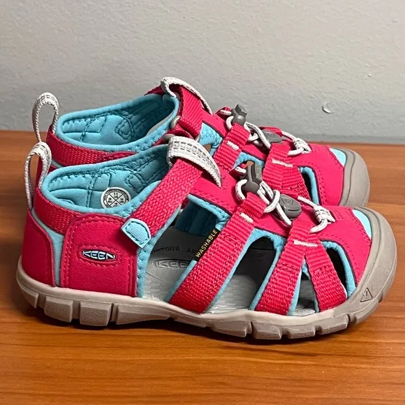 Merrell Little Girl Seacamp II CNX Trail Sandal Azalea/Ipanema Size 11 NIB