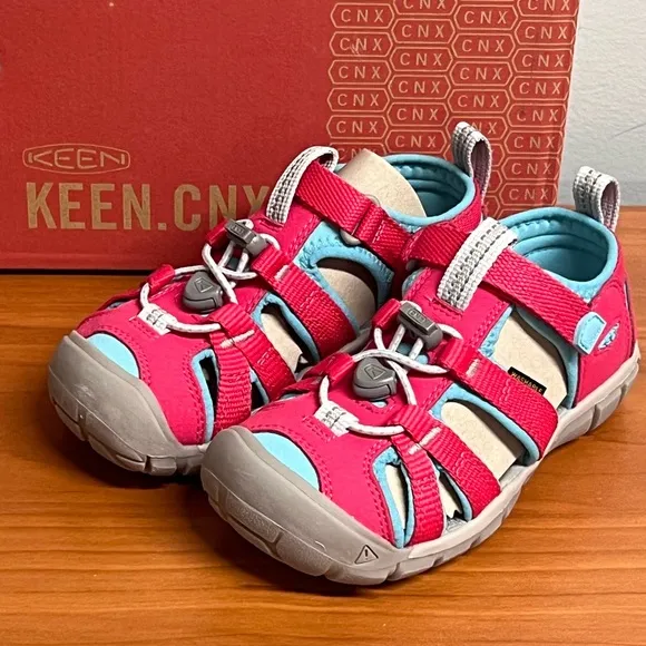 Merrell Little Girl Seacamp II CNX Trail Sandal Azalea/Ipanema Size 11 NIB