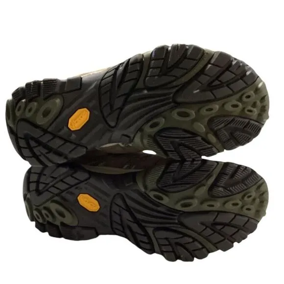Merrell Shoes Womens 8 Green Moab 2 Vent Hiking Lace Up Suede Mesh Cap Toe