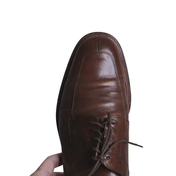 Mezlan Fiore Men's 9.5W Black Leather Split Toe Derby Dress Shoes Made in Spain