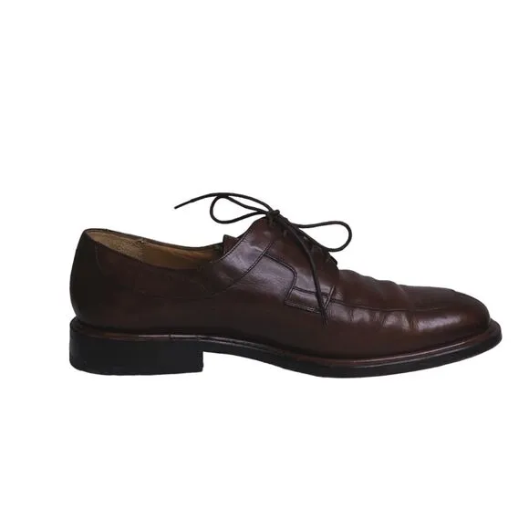 Mezlan Fiore Men's 9.5W Black Leather Split Toe Derby Dress Shoes Made in Spain