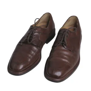 Mezlan Fiore Men's 9.5W Black Leather Split Toe Derby Dress Shoes Made in Spain