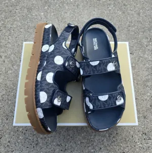Michael Kors Leather Comfort Sandals  Women Size 8