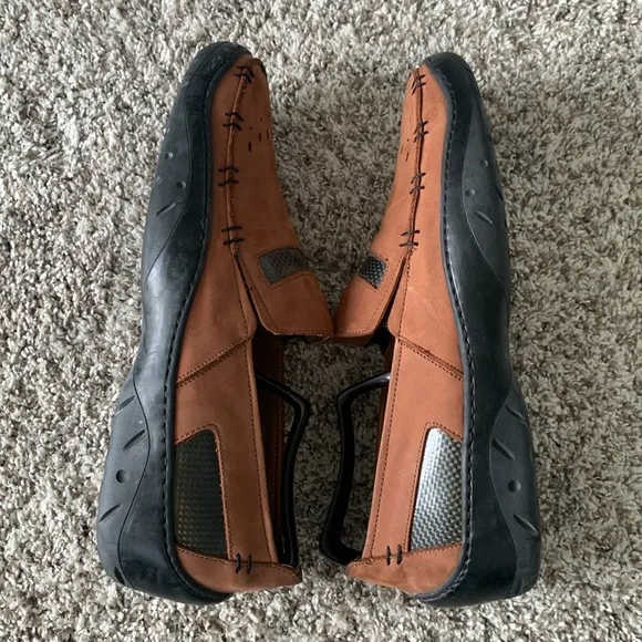 Michael Toschi Men's Mach Driving Shoes in Cinnamon Nubuck Brown