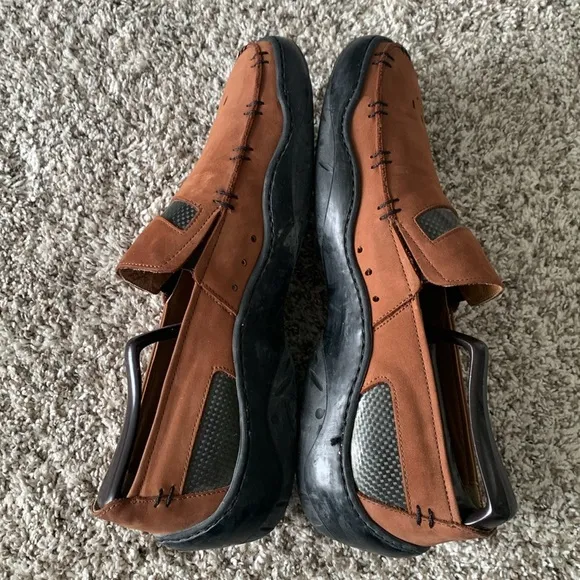 Michael Toschi Men's Mach Driving Shoes in Cinnamon Nubuck Brown