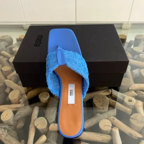MIISTA Carissa Ocean Towel Thong Sandals