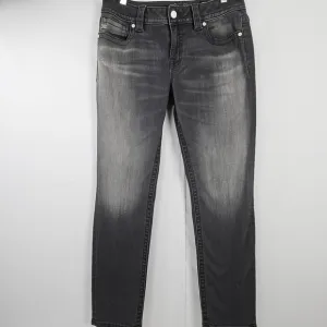 Miss Me gray ombre mid rise skinny jeans size 30