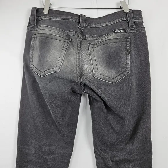 Miss Me gray ombre mid rise skinny jeans size 30