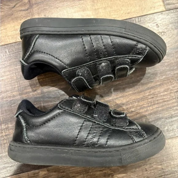 Moncler Kids Black Sneakers