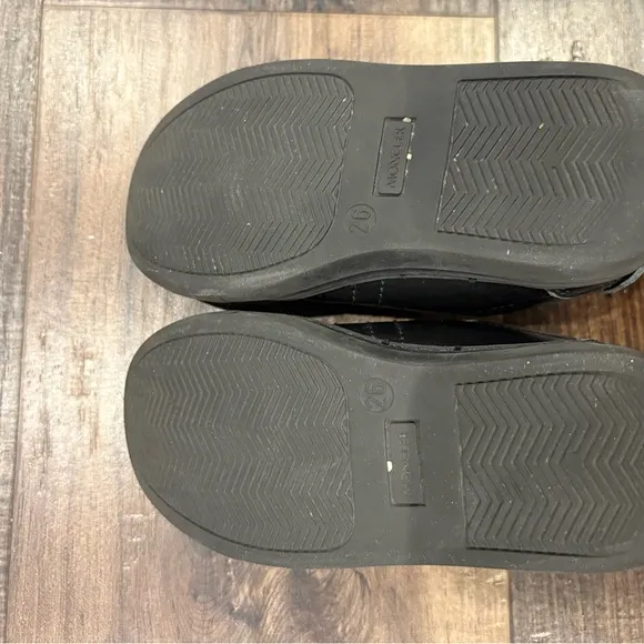 Moncler Kids Black Sneakers