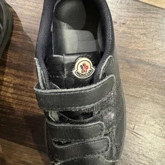 Moncler Kids Black Sneakers
