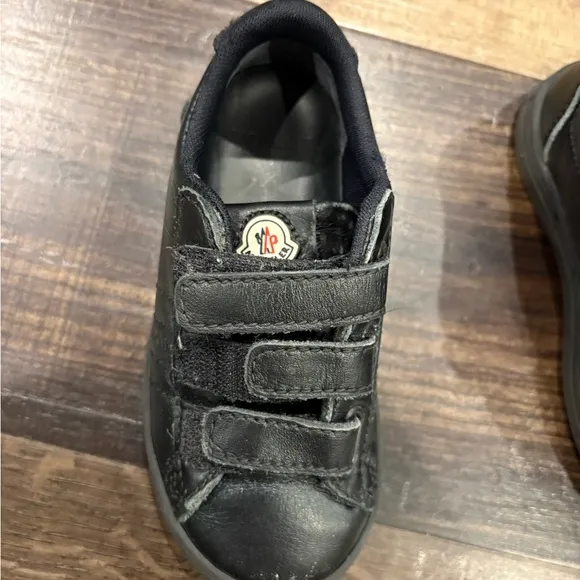 Moncler Kids Black Sneakers