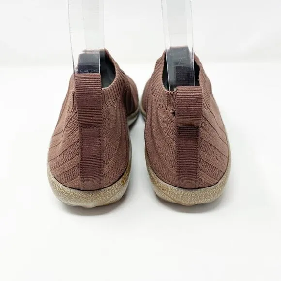 NAOT Mauve Knit Slip On Sneakers Comfort Shoes Women's Size EU 39 Made in Israel