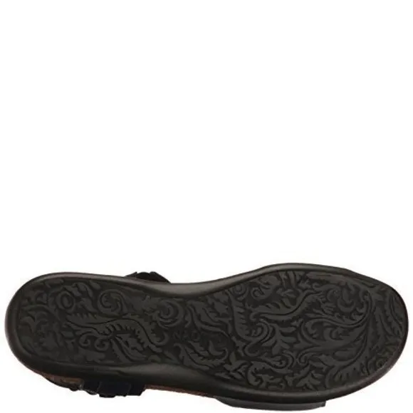 NAOT WOMEN'S SABRINA SANDAL VINTAGE SLATE LTHR/INK LTHR 7-7.5 M US