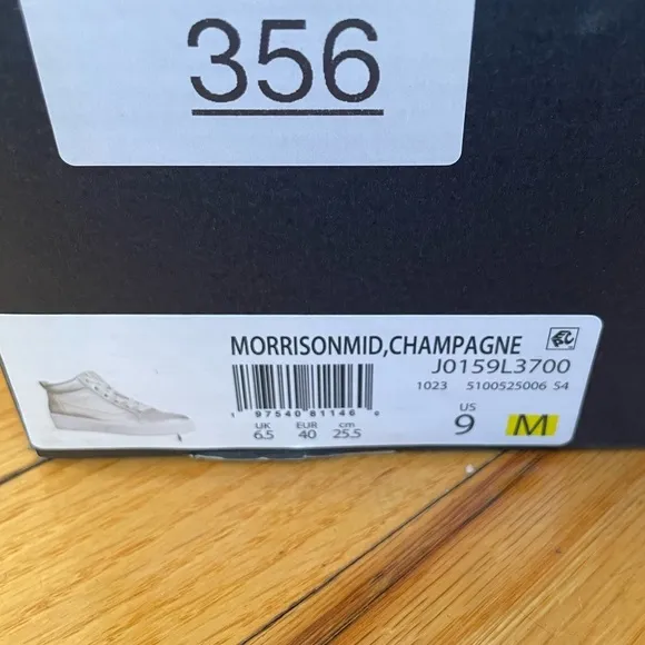 Naturalizer Champagne Womens Morrison Mid High Top Sneaker size 9M