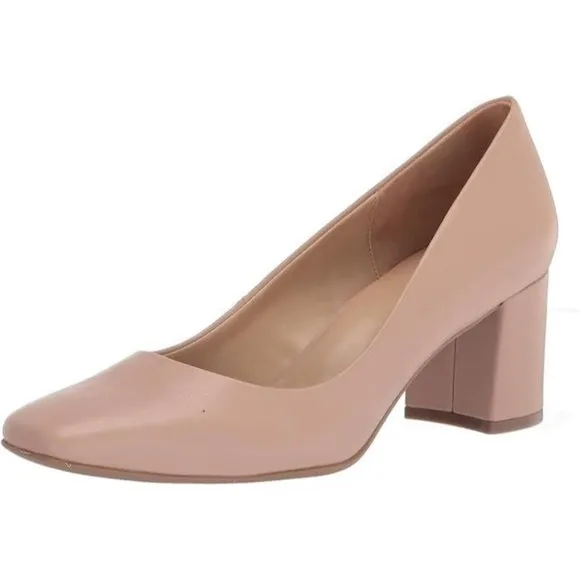 Naturalizer Womens Warner Square Toe Block Heel Pump Shoes Size: 12 NIB