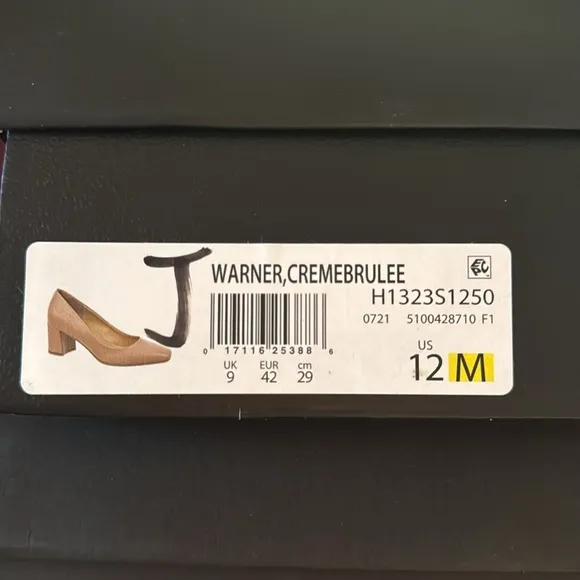 Naturalizer Womens Warner Square Toe Block Heel Pump Shoes Size: 12 NIB