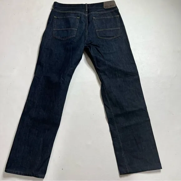 Nautica | Men’s Dark Denim Relaxed Fit Jeans. * 35 in inseam