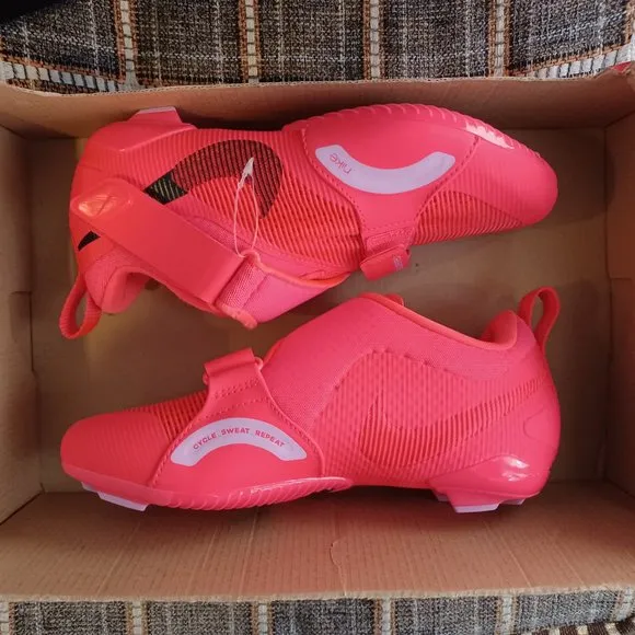 New $120 Sz 6 Women's Nike SuperRep Cycle Pink Cycling Spinning Shoes CJ0775-660