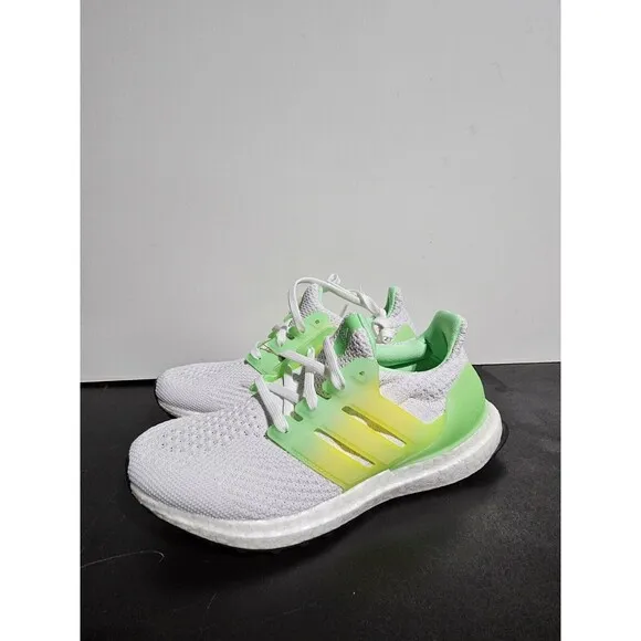 New Adidas Ultraboost 5.0 DNA Kids Size 5.5Y  Women's 6.5 White Green GZ5020