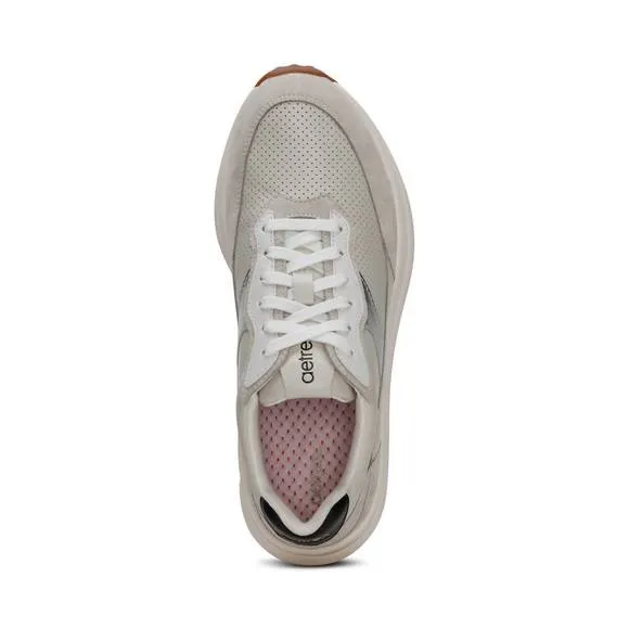 NEW AETREX women's emily lace up sneakers in chalk