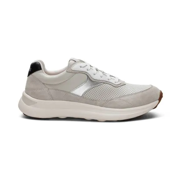 NEW AETREX women's emily lace up sneakers in chalk