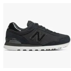 New Balance 515 Women’s Black Purple Sparkle Suede Mesh Sneakers Size 9.5