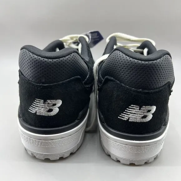 New Balance 550 Black Grey Matter Sneakers Men Size 11 D Suede Comfort Low Shoes