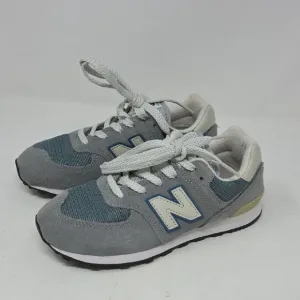 New Balance 574 (PS) Little Kids' Shoes Grey-Sky Blue PC574-BA1 Size 3Y