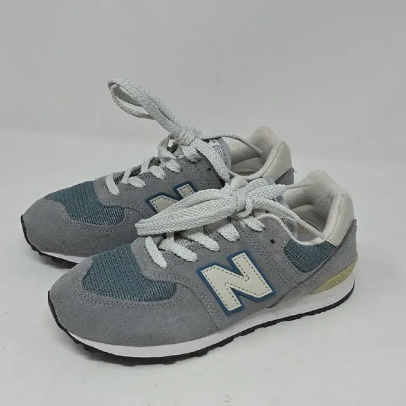 New Balance 574 (PS) Little Kids' Shoes Grey-Sky Blue PC574-BA1 Size 3Y