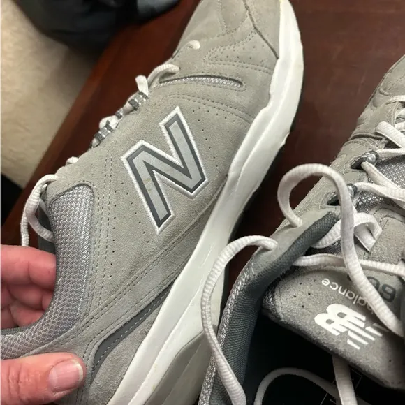 New balance 608‎ gray trainer suede size 10 athletic shoes comfort foot healing
