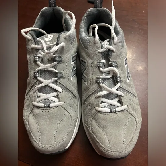 New balance 608‎ gray trainer suede size 10 athletic shoes comfort foot healing