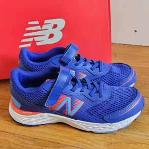 New Balance Big Kids 680V6 Hook and Loop running Sneakers