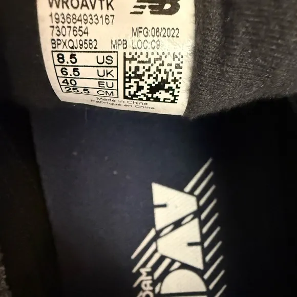New Balance Kids Black Sneakers