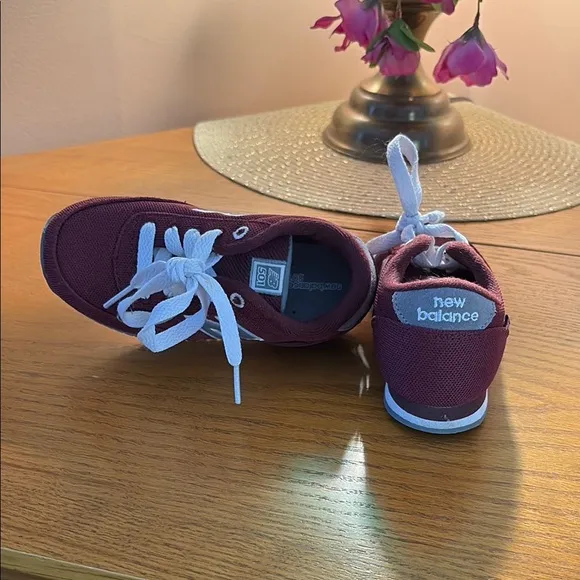 New Balance Kids' Burgundy Sneakers