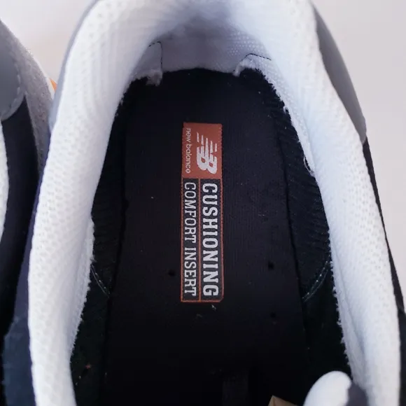 New Balance Men's 515 Black and Orange Sneakers