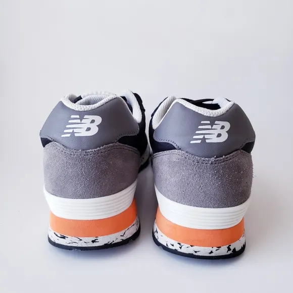 New Balance Men's 515 Black and Orange Sneakers