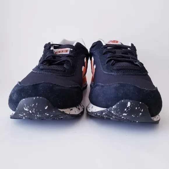 New Balance Men's 515 Black and Orange Sneakers
