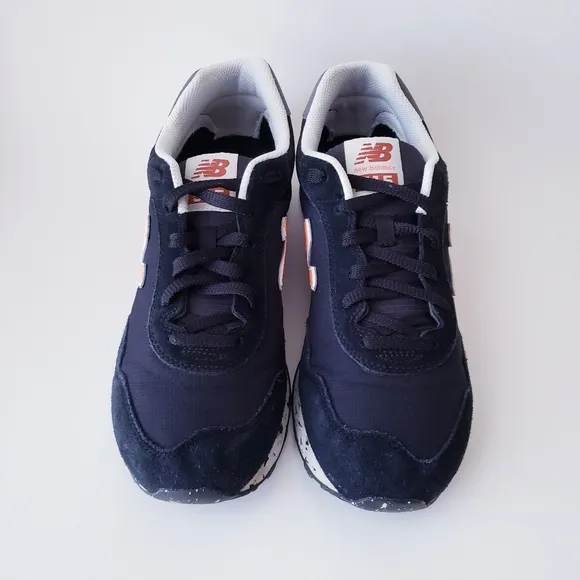 New Balance Men's 515 Black and Orange Sneakers