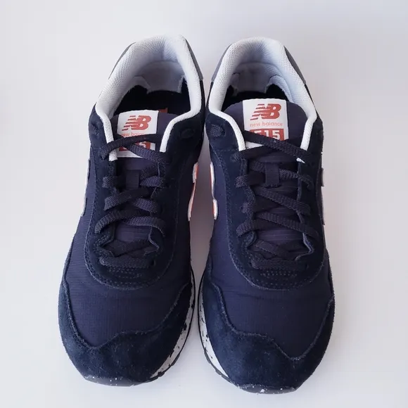 New Balance Men's 515 Black and Orange Sneakers