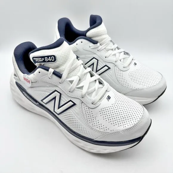 New Balance Mens Fresh Foam X 840v1 Sneakers US 13 Wide EU 47.5 White EUC