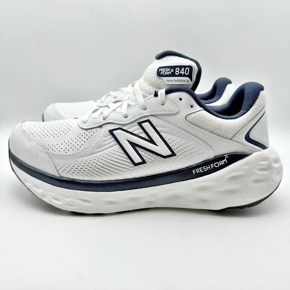New Balance Mens Fresh Foam X 840v1 Sneakers US 13 Wide EU 47.5 White EUC