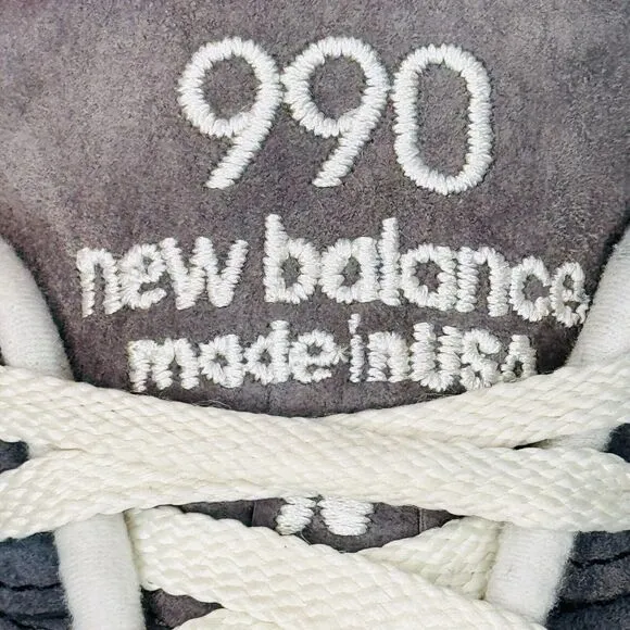 New Balance Mens Size 5D MADE in USA 990v2 Blue Teddy Santis Sneakers M990TB2