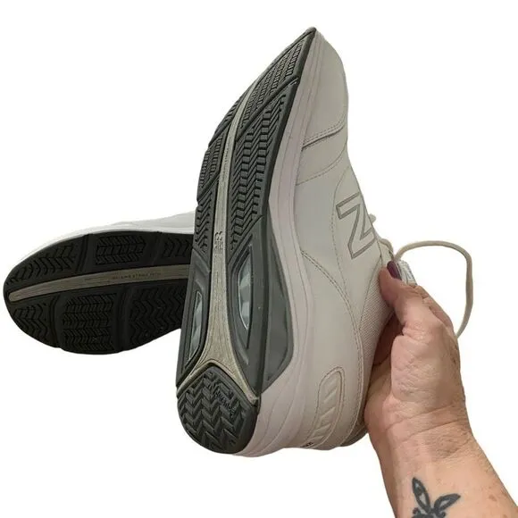NEW BALANCE - STYLE #918V3 - WALKING / RUNNING ATHLETIC SHOES - CRISP WHITE - S7