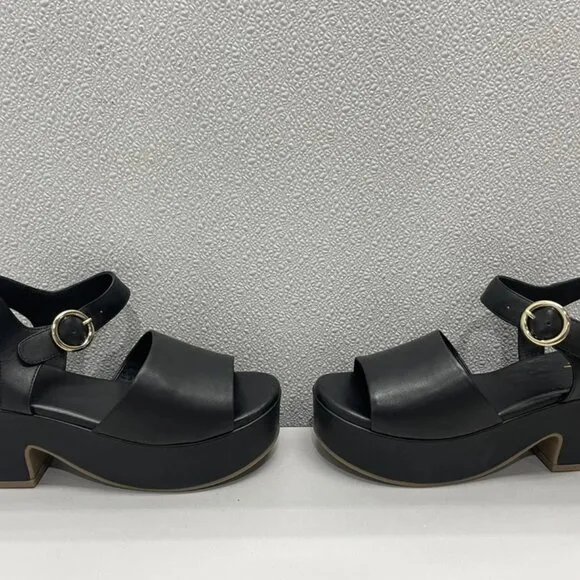 NEW BEEK Women’s Inca Platform Heeled Sandals Black Size 6 – New Without Box