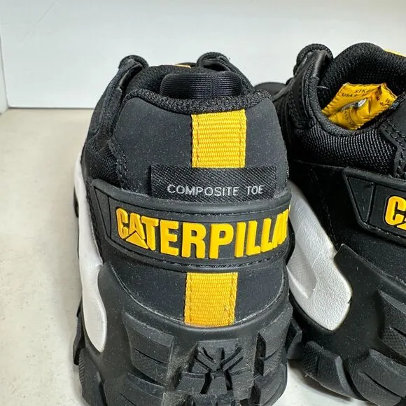 New Caterpillar Composite Toe Invader Sneakers Black Women's 9B NWOB CT T1455