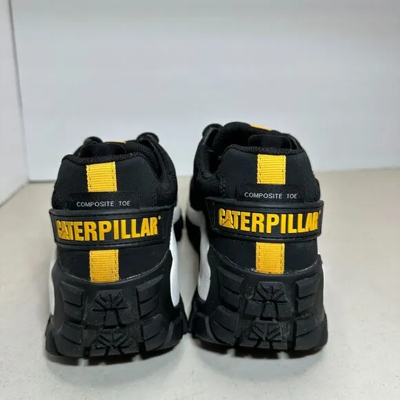 New Caterpillar Composite Toe Invader Sneakers Black Women's 9B NWOB CT T1455