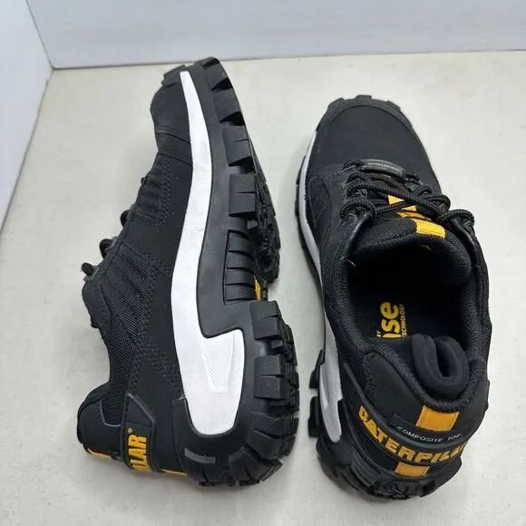 New Caterpillar Composite Toe Invader Sneakers Black Women's 9B NWOB CT T1455