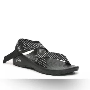 NEW Chaco Women’s Mega Z/Cloud Sport Sandal Black and White Chevron Size 10 Noir